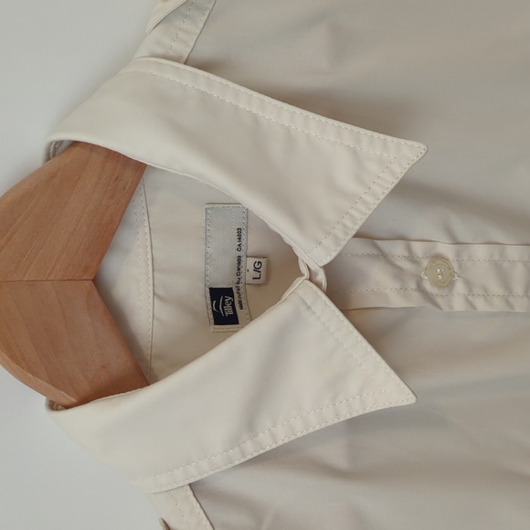 Tilley Endurables NWOT Short Sleeve Button Up Men's L - Picture 4 of 6